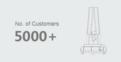 Number of customers 5000+